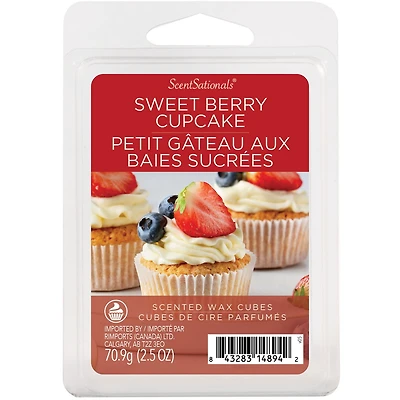 Cubes de cire parfumée ScentSationals - Petit Gâteau aux Baies Sucrées