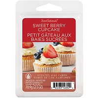 Cubes de cire parfumée ScentSationals - Petit Gâteau aux Baies Sucrées