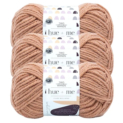 Fil Lion Brand Hue + Me Fil #5 Bulky/Chunky 125g/125m Paquet de 3