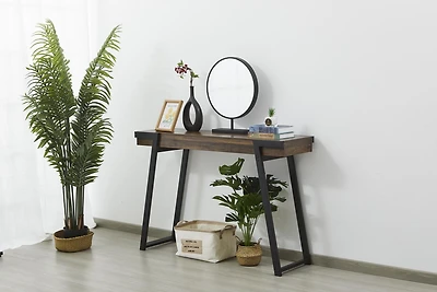 Premium Console Table for Entryway. Versatile Sofa Table. Stylish and Functional Behind Couch Table. Accent Table Easy to Assemble. Console Table with Storage Shelf. Reclaimed Wood Look