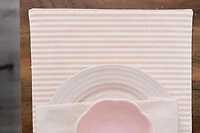 Elevate Your Dining Experience with Fabstyles Bistro Stripe Placemats - Set of 4