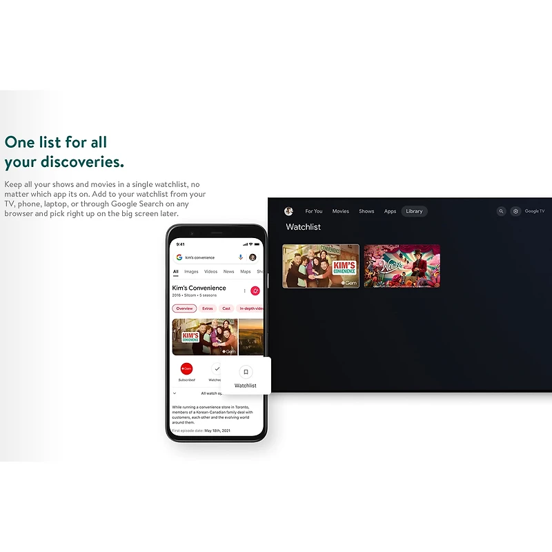 Onn. Appareil Google TV de diffusion en continu à haute définition intégrale