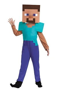 Déguise Minecraft Steve Basic Costume Taille Petit
