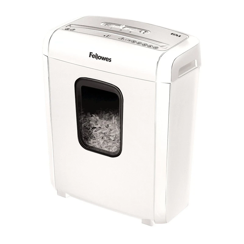 Déchiqueteuse Microshred 6 M à micro-coupe - Blanc
