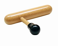 Master Massage Wooden Thumb Saver for trigger point, deep tissue T Shape Press Bar Wood Tool