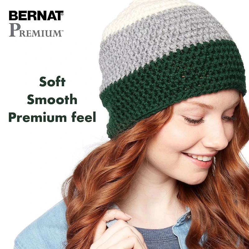 Bernat® Premium™ Yarn, Acrylic #4 Medium, 7oz/198g, 360 Yards