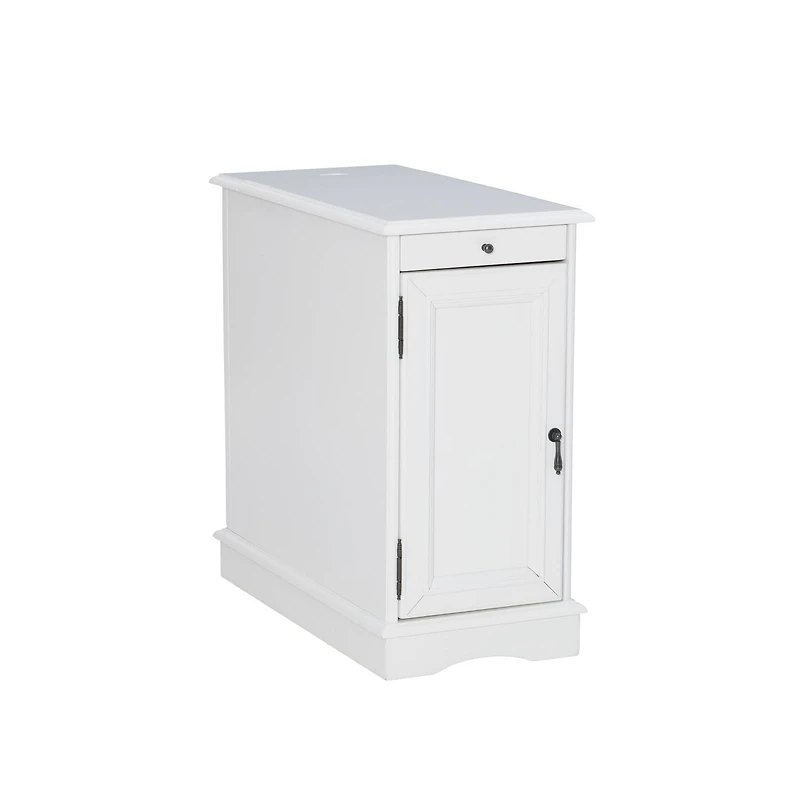 Ortiz Accent Table, White
