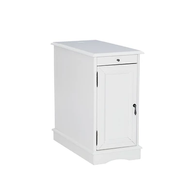 Ortiz Accent Table, White