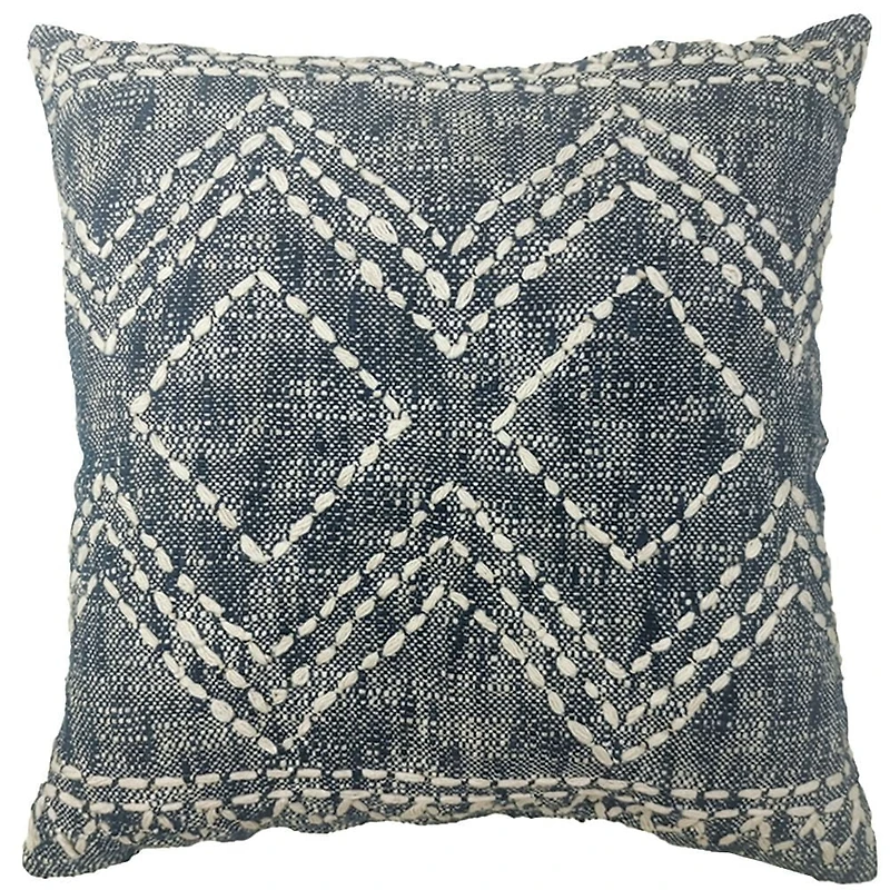 hometrends Coussin Décoratif Nil Bleu