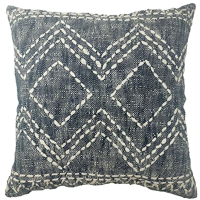 hometrends Coussin Décoratif Nil Bleu