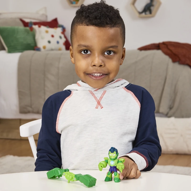 Marvel Iron Man and his Awesome Friends, figurine Iron Hulk avec accessoire