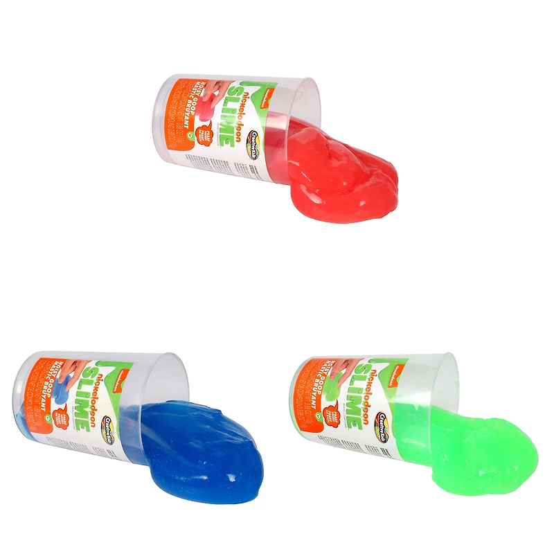 Slime bruyant et gluant de Nickelodeon - Bleu