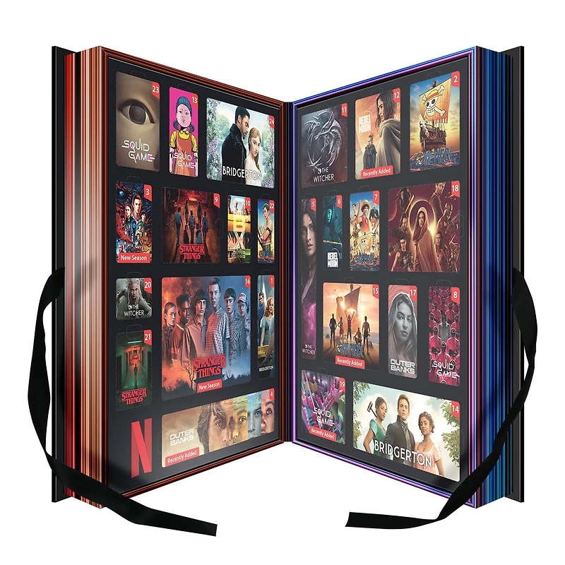Coffret cadeau compte à rebours YuMe Netflix