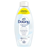 Downy Rinse & Refresh Free & Gentle Laundry Odour Remover and Fabric Softener, Fragrance Free, No Dyes or Heavy Perfumes, 1.43 L
