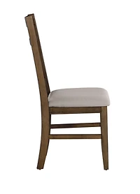 Chaise d'appoint Padilla, Marron (Lot de 2)