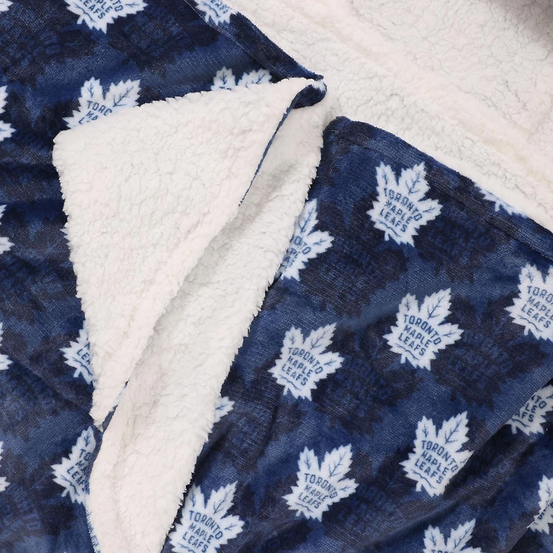 Couverture à capuche des Maple Leafs de Toronto de la LNH (50 x 70 po)