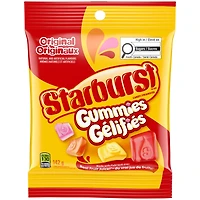 STARBURST, Bonbons Gélifiés Originaux, 142g SB GUMMIES ORIG PEG