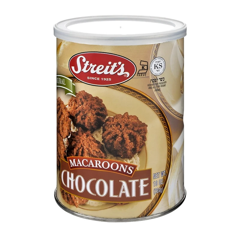 Streit's - Macaroon Chocolate Kosher for Passover - Case of 12-10 OZ