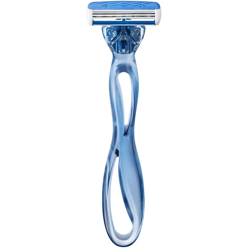 BIC Click 3 Soleil Women's Disposable Razors, 3 Blades With a Moisture Strip For a Smoother Shave, 2 Handle + 20 Count