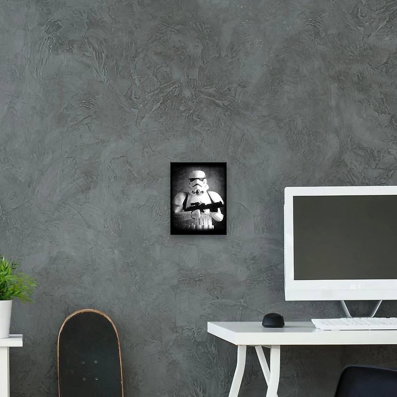 Artissimo Designs - Toile imprimée cadre final Stormtrooper - 6,5 x 8,5 x 5,5 x