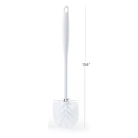 Grey Label Toilet Brush, compact design, white