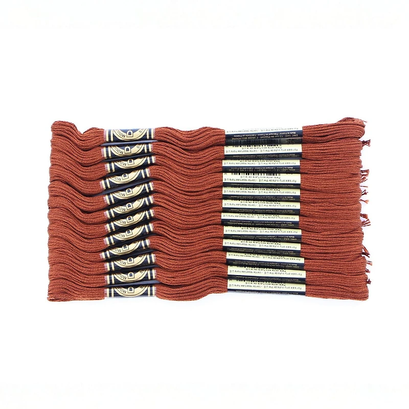 DMC Brown Cotton 6 Strand Floss 8m