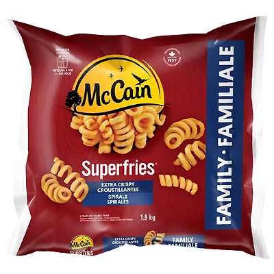 McCain® Superfries® Extra Crispy Spirals - 1.9kg, 1.9kg
