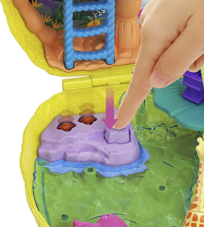 Polly Pocket Tropicool Pineapple Wearable Compact Purse