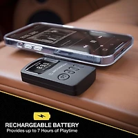 Scosche BTTRFM-RP FM BluetoothTransmitter & Wireless Audio Receiver w/ USB-C to USB-C Charging Cable, BT Trans/Rcvr & FM Trans