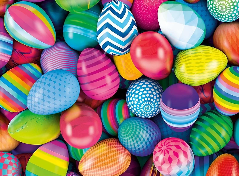 Buffalo Games - Vivid Collection - Eggcellent - 1000 Piece Jigsaw Puzzle