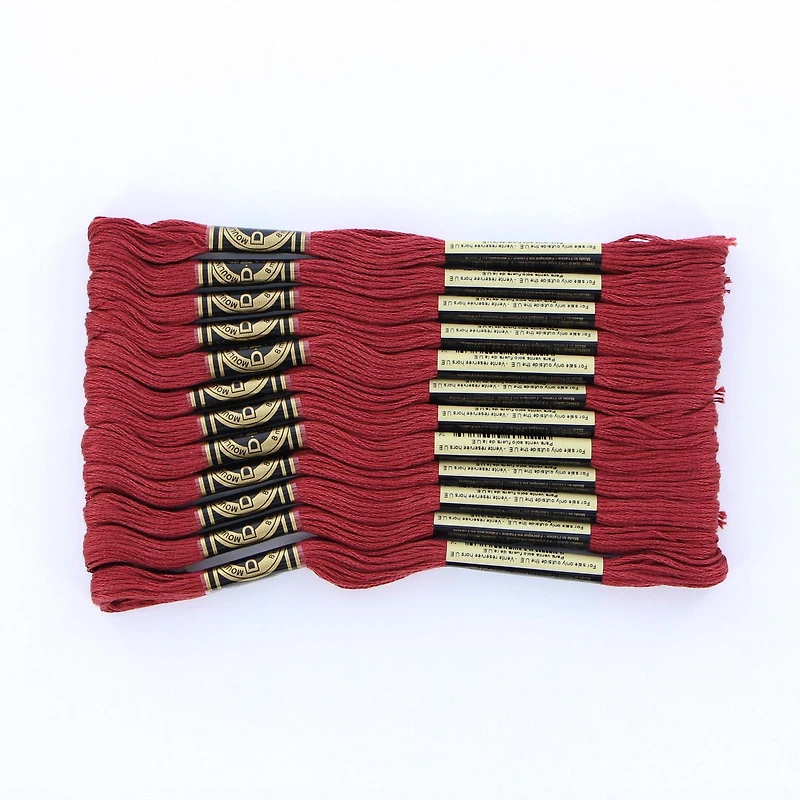 DMC Red Cotton 6 Strand Floss 8m