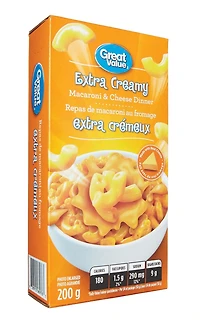 Great Value Extra Creamy Macaroni and Cheese Dinner