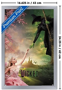 Wicked - One Sheet Wall Poster, 14.725" x 22.375" Framed