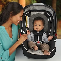 Nûby™ Eco Head & Body Support + Strap Covers, Durable lightweight fabric