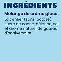 Pooch Creamery Mélange pour crème glacée au goût de gâteau d’anniversaire pour chiens 4,65 onces