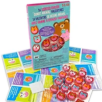 Mello Smello 16CT Donut Animal Valentines Kiddie Cards
