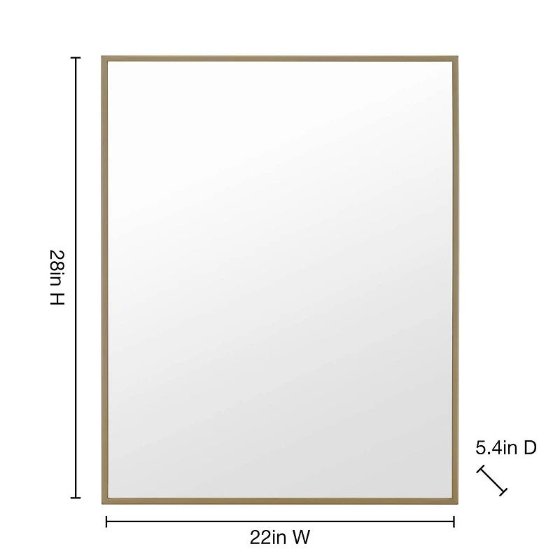 Armoire à pharmacie Madison Gold, 22 x 28 po