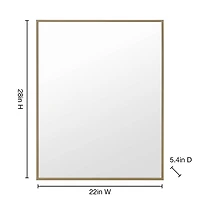 Armoire à pharmacie Madison Gold, 22 x 28 po