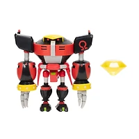 Figurine de 4 pouces Sonic – E-123 Omega avec Émeraude de chaos jaune