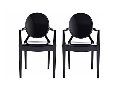 Heavenly Collection Plastic Arm Chair for Dining Area