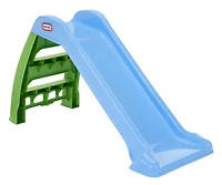 Premier toboggan de Little Tikes - Bleu/vert Se plie et se déplie