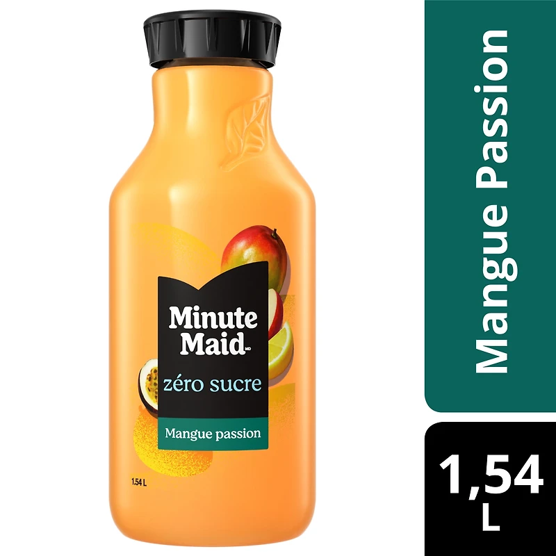 Minute Maid Zero Sucre Ajouté Mangue Passion Bottle, 1.54 Liters