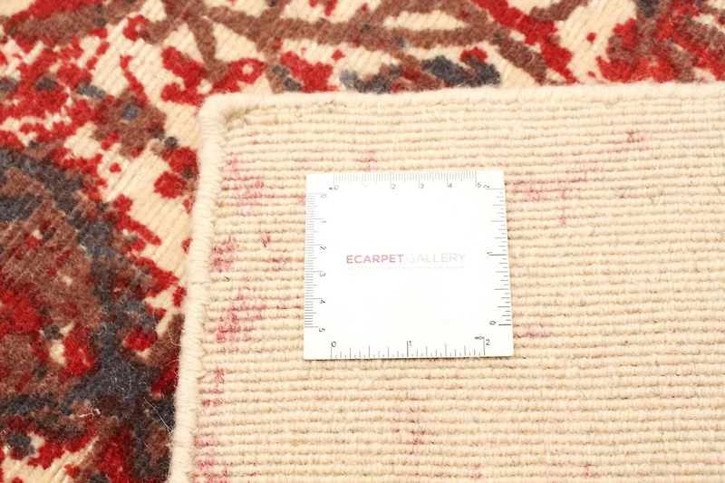 ECARPETGALLERY Tapis Métier Main pour Salon, Salle à Manger et Chambre à Coucher Contemporain Collection Galleria 4'11" x 7'3" en Ivoire