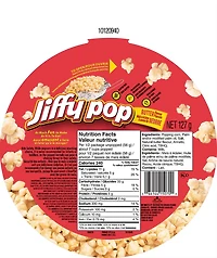 Jiffy® Pop Buttered Popcorn, 127 g