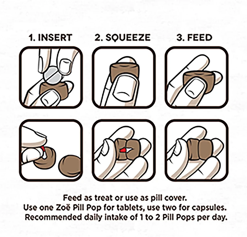 Zoe Pill Pops Chicken with Rosemary Dog Treats 100 G