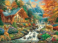 Buffalo Games - Le puzzle Chuck Pinson - Alpine Serenity - en 1000 pièces