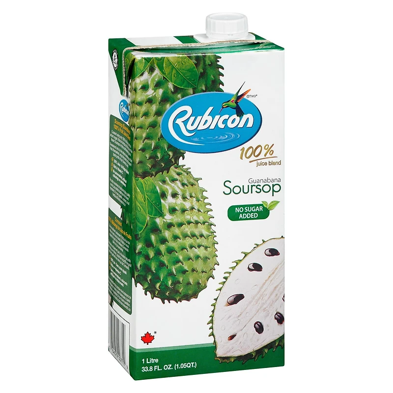 Rubicon Soursop 'No Sugar Added' 100% Juice Blend, 1L