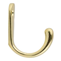 Era Single Hook 2-Pack Gold, 1.70 x 0.67 x 1.42 in