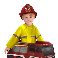 Costume de promenade en camion de pompiers pour tout-petits 3-4T