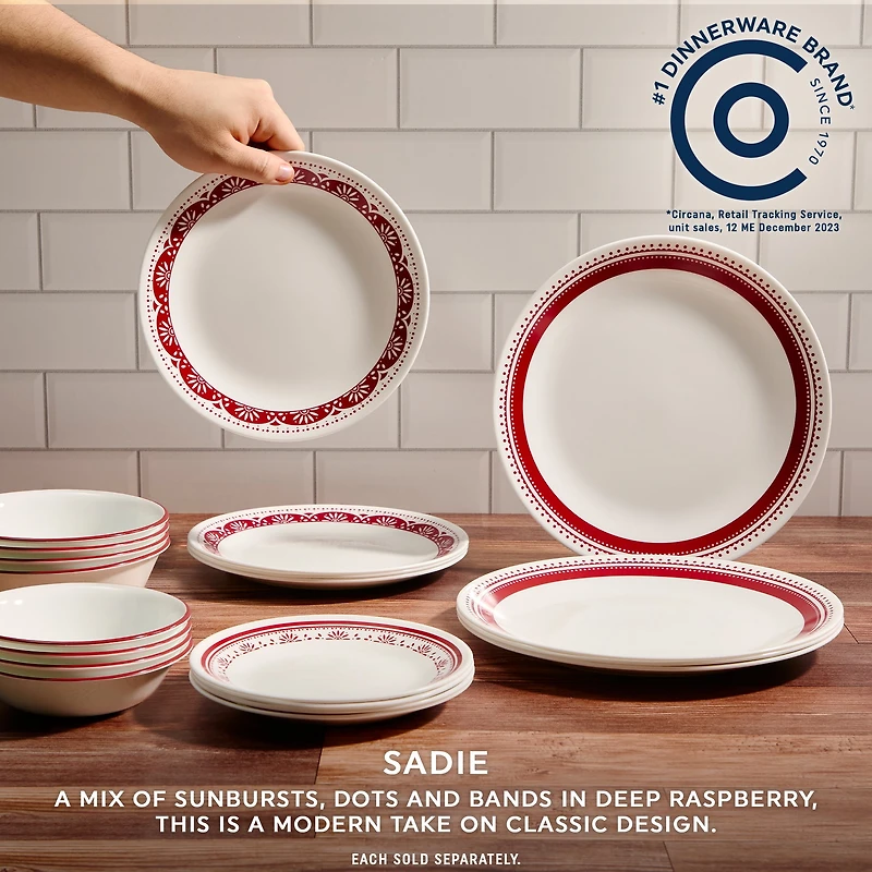 Bol à soupe/céréales Corelle® Vitrelle® Classic Sadie de 18 oz Corelle bol Sadie
